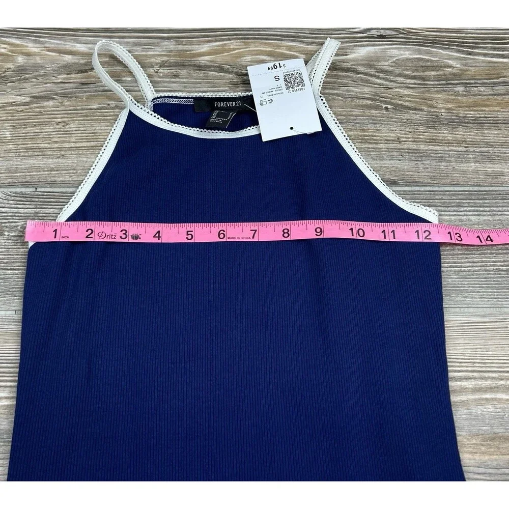 Forever 21 Body Con Midi Dress Navy Blue SMALL Model Off Duty‎ Low Key Sexy Y2K